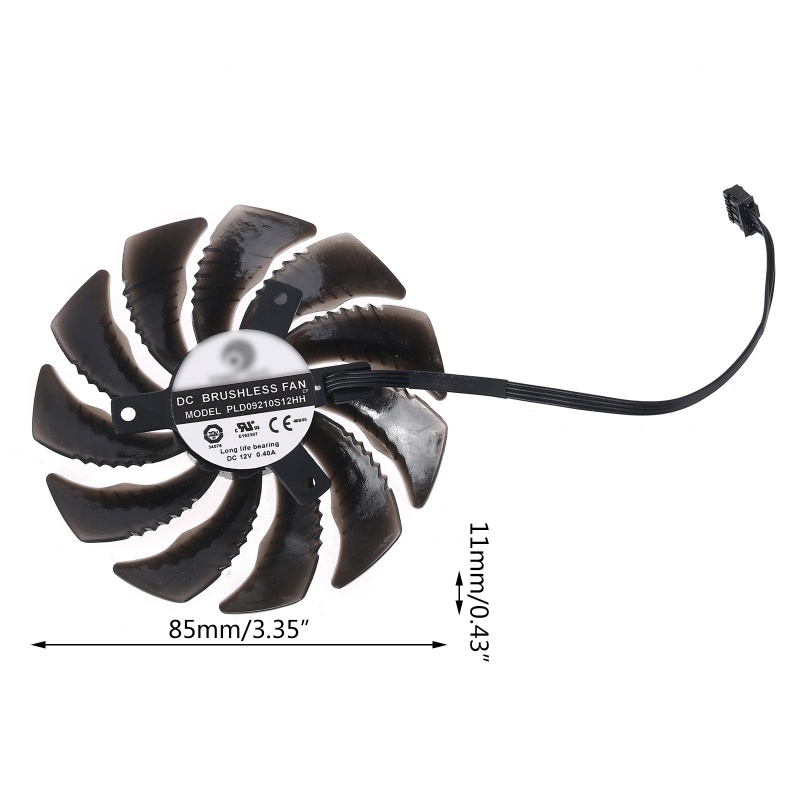 Quạt Tản Nhiệt Đồ Họa 4Pin GTX1060/1080/1070 GPU Cho Gigabyte Mini