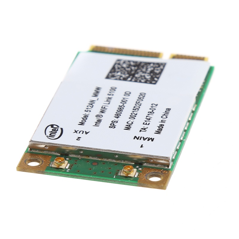 Thẻ Mạng Không Dây Intel 5100 Wifi 512an_mw 300m Mini Pci-E 2.4 / 5ghz | WebRaoVat - webraovat.net.vn