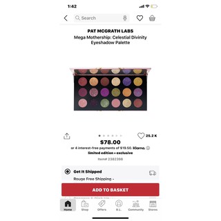 [Bể 1 ô] Bảng phấn Pat Mcgrath Mega Mothership Celestial Divinity