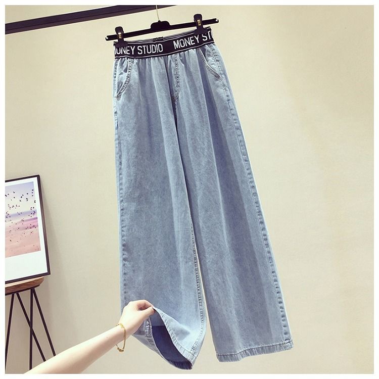 Quần Jeans Dài Lưng Cao Ống Rộng Co Giãn Cho Nữ Blxy520.Vn | BigBuy360 - bigbuy360.vn