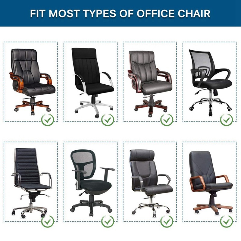 Bọc ghế văn phòng lưng cao phong cách đơn giản kích thước lớn không bán kèm ghế