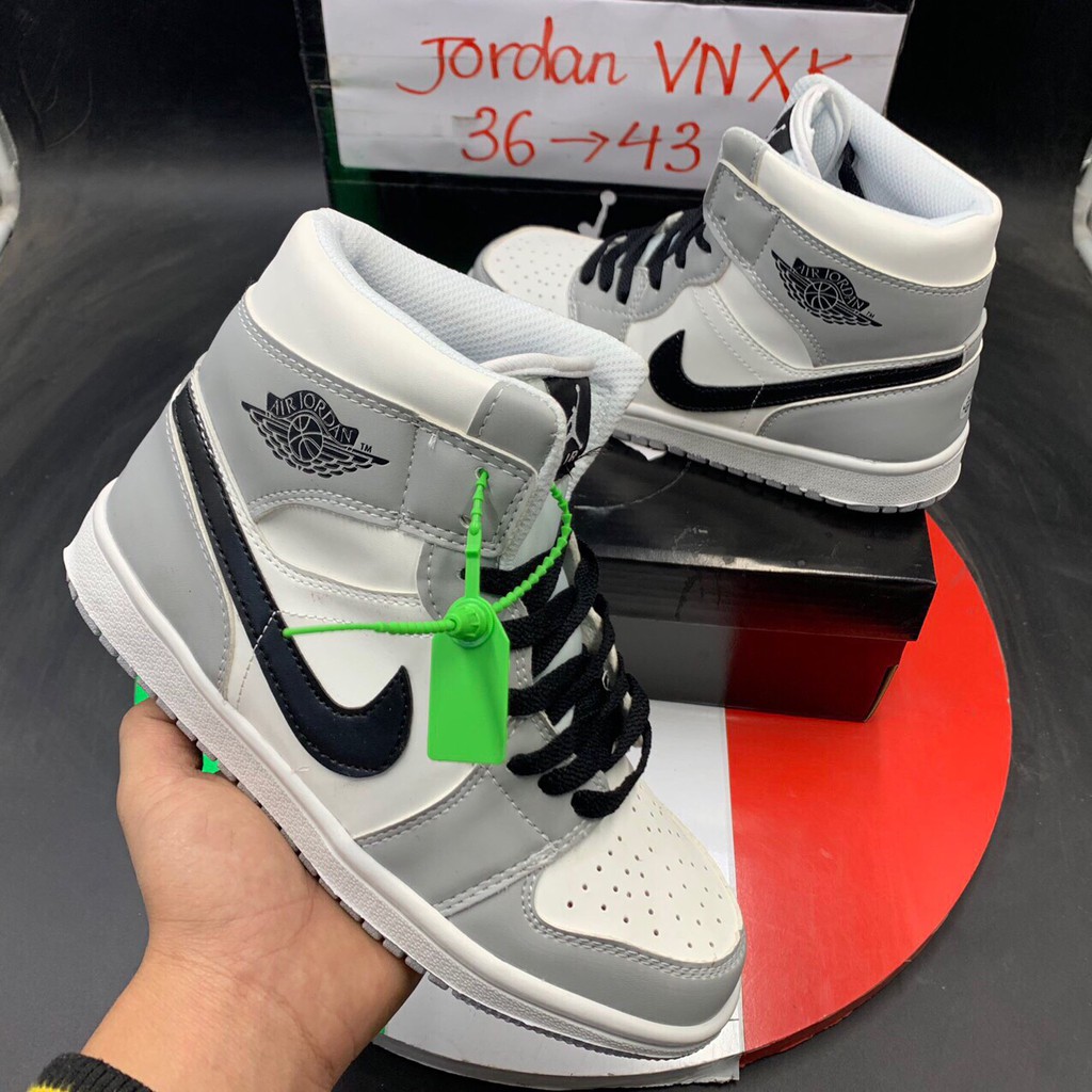 🔥J.Dan Panda🦝full box full bill🔥 Giầy thể thao nam nữ đen trắng/ Sneaker cổ cao nữ nam hàng hot