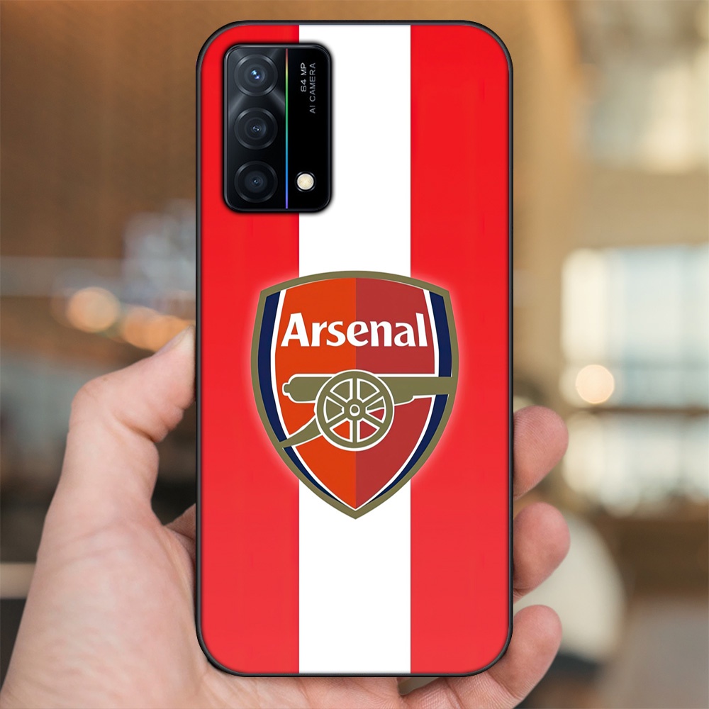Ốp lưng Oppo K9 viền đen in hình Arsenal FC