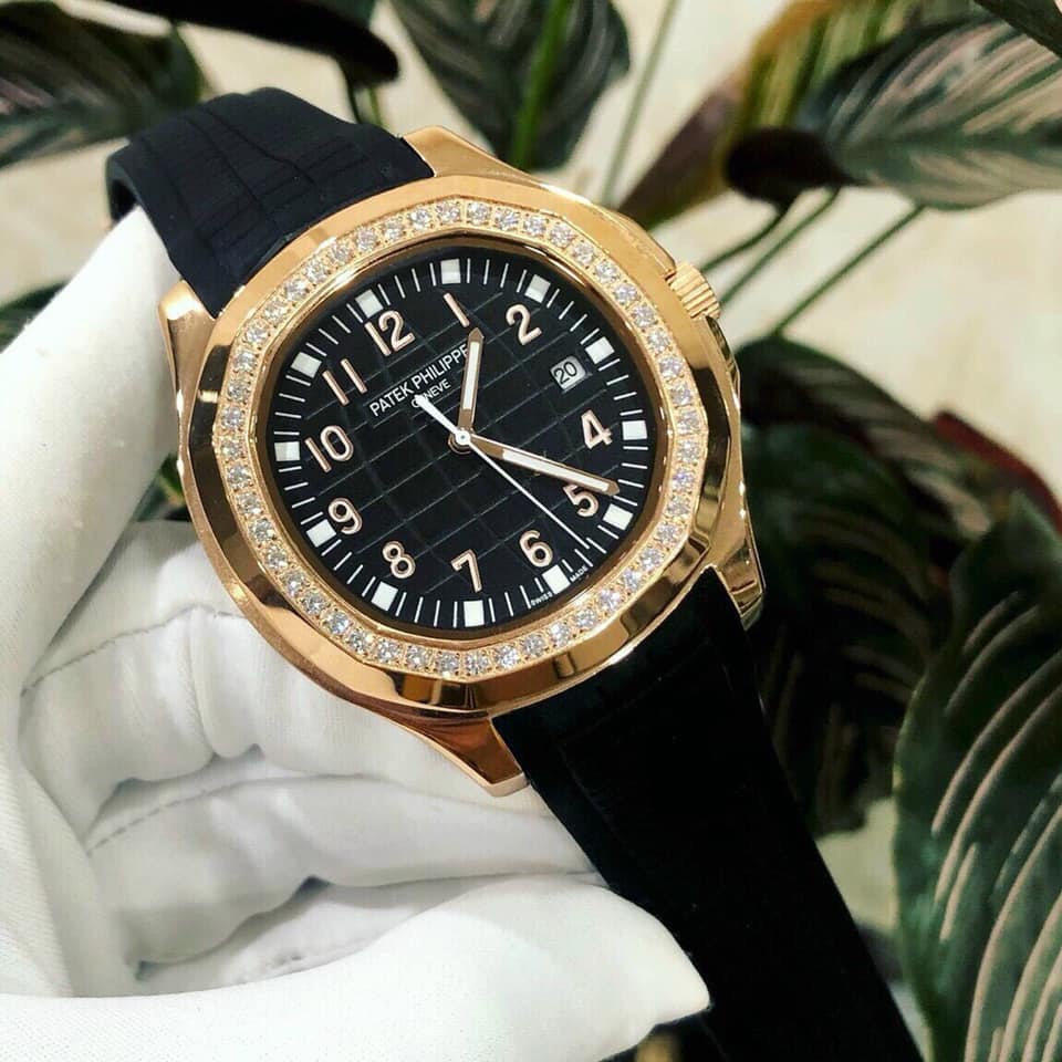 Đồng hồ Nam Pt vuông dây cao su vành đá máy nhật chạy cơ Automatic  size 40-41mm nhiều màu