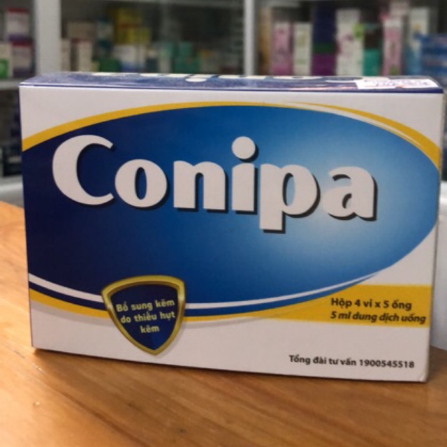 Kẽm Conipa (Hộp 4 vỉ x 5 ống x 5ml)