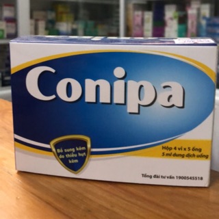 Kẽm Conipa (Hộp 4 vỉ x 5 ống x 5ml)