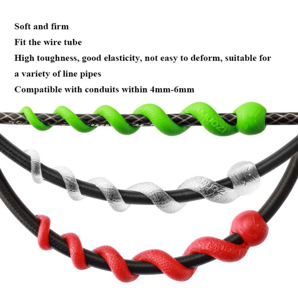 MELODG Set 1 / 4 Vỏ Bọc Bảo Vệ Dây Phanh Xe Đạp Leo Núi Bằng Silicon