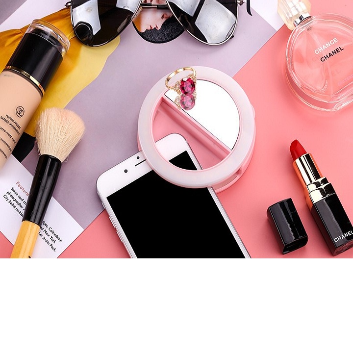 Đèn LED selfie trợ sáng pro giúp chụp hình tự sướng - Đèn LED