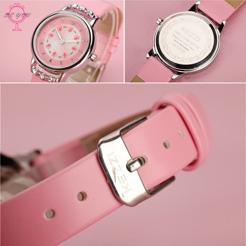 Đồng hồ đính đá kiểu dáng hoạt hình dễ thương cho bé gái | BigBuy360 - bigbuy360.vn