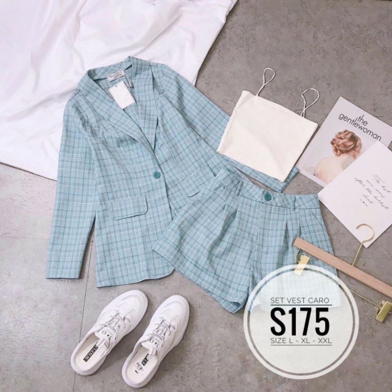 Set vest caro big size set 3 món từ 60kg-90kg