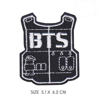 Sticker vải, patch ủi BTS siêu cute