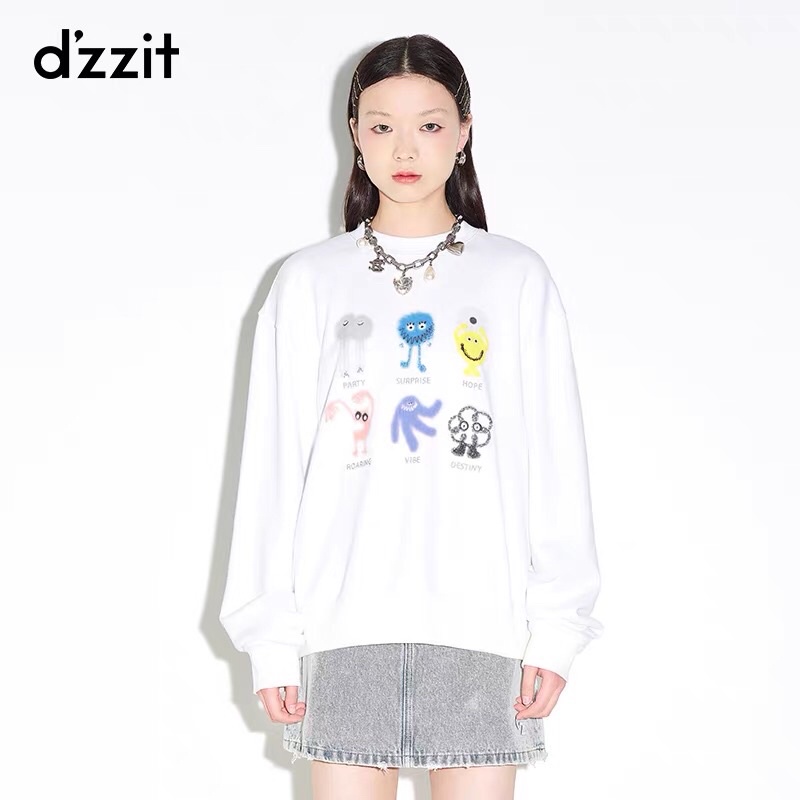 Áo nỉ đen Dzzit