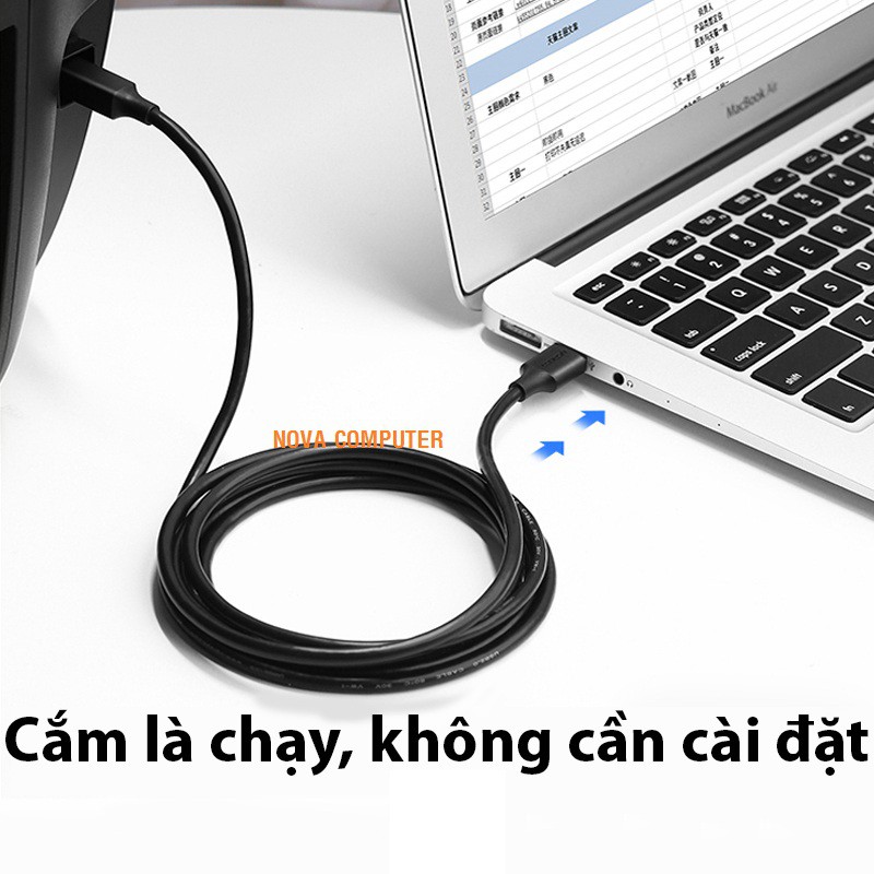 Cáp máy in USB 2.0 dài 5m Ugreen 10329