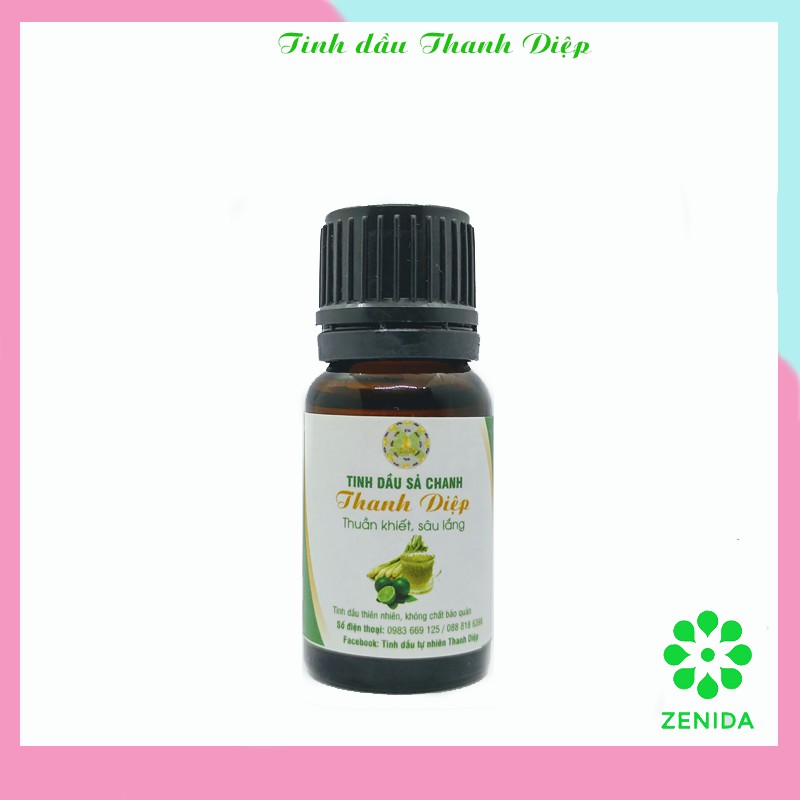 Combo 3 lọ Tinh dầu sả chanh Thanh Diệp nguyên chất 10ml I Có kiểm nghiệm SC01CB3