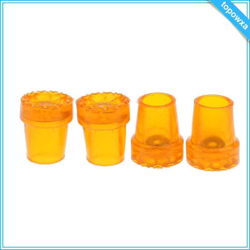Set 4 đầu gắn gậy đi bộ chống trượt chống sốc kích thước 22mm