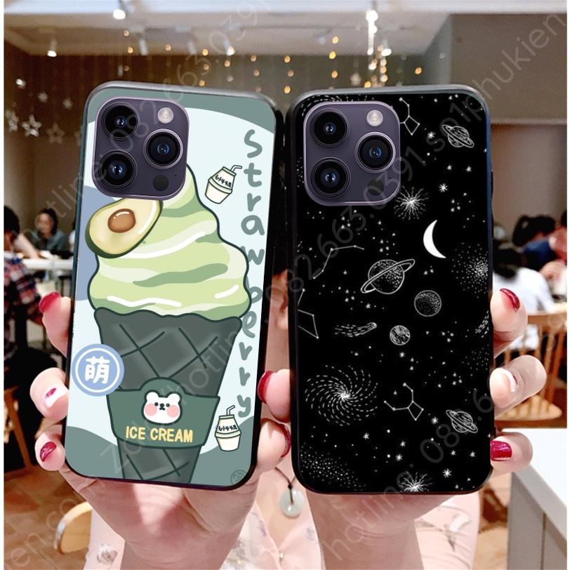 Ốp lưng ip 14 14+ (plus) / 14 pro / 14 promax (14 pro max) mặt lưng ép kính chống bể hình thiên nhiên, phong cảnh