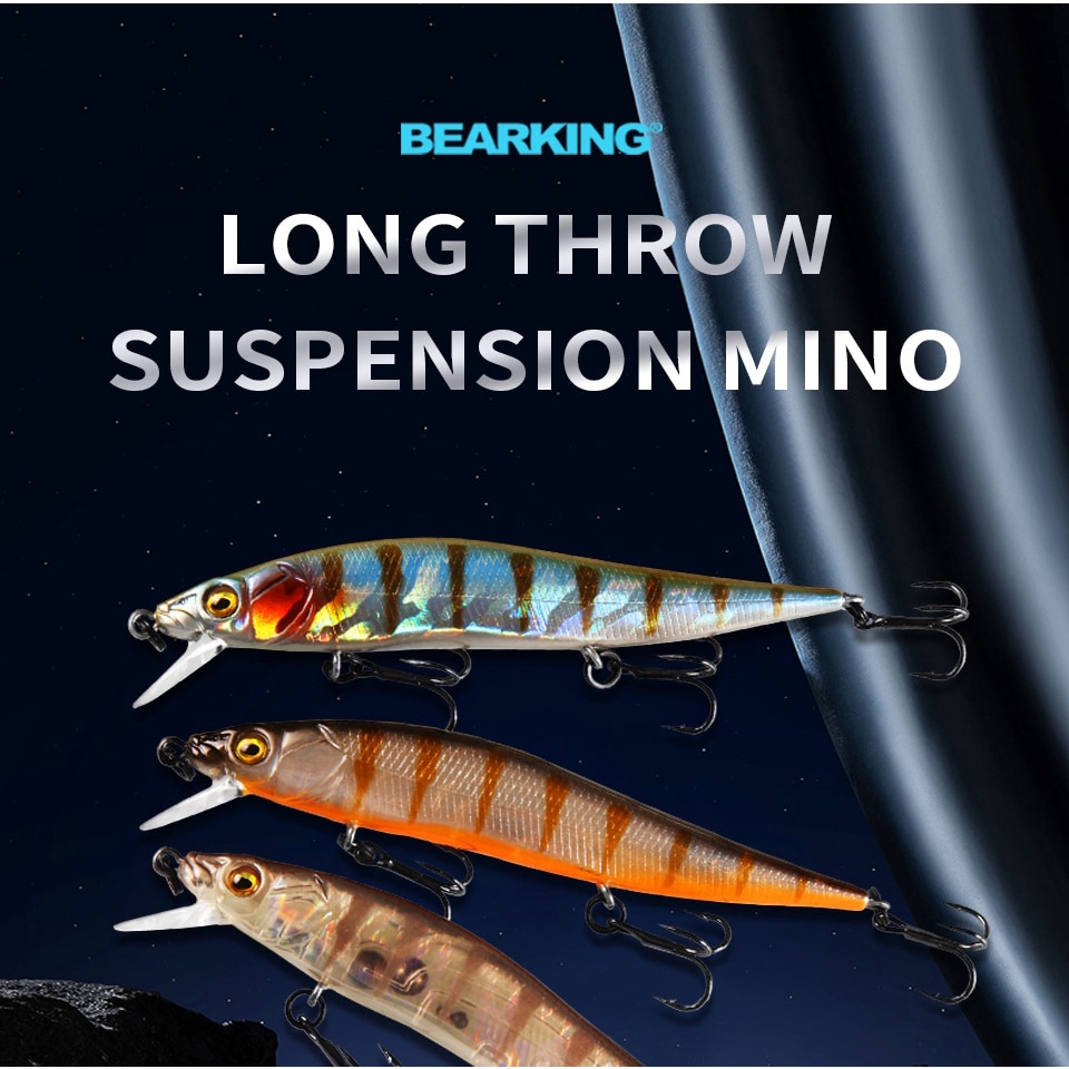 Mồi Giả Câu Cá Chuyên Nghiệp BEARKING 9.8cm 10g SP 2.1m