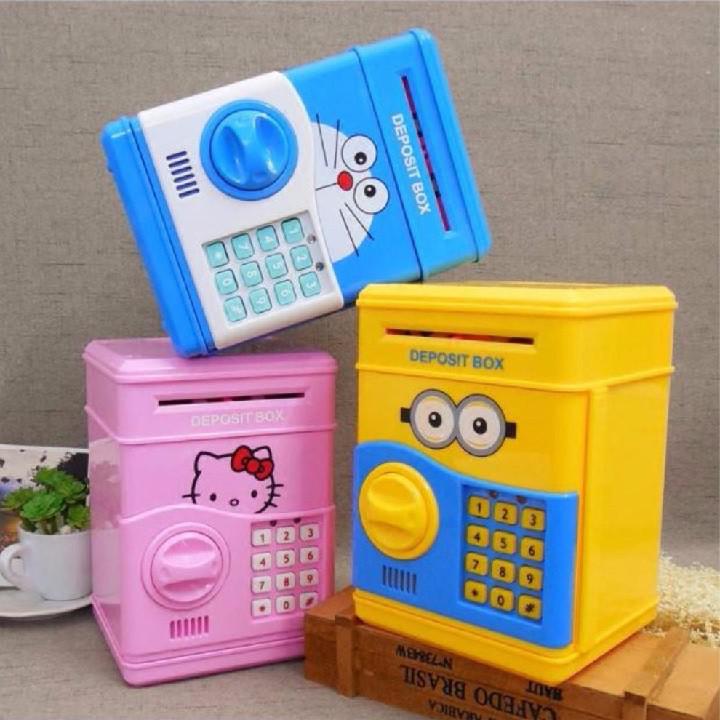Két sắt mini khoá mã an toàn để bé tiết kiệm tiền Két ATM mini