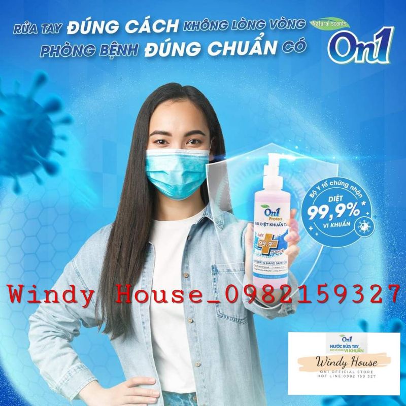 [Mẫu Bao Bì Mới] Gel Diệt Khuẩn Tay Nhanh 250ml