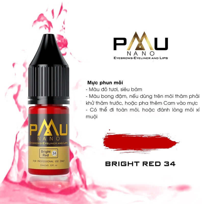 Mực PMU Nano Cao Cấp Chính Hãng
