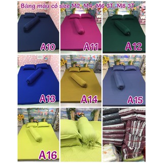 Bộ drap thun Hàn Quốc cao cấp 28 màu