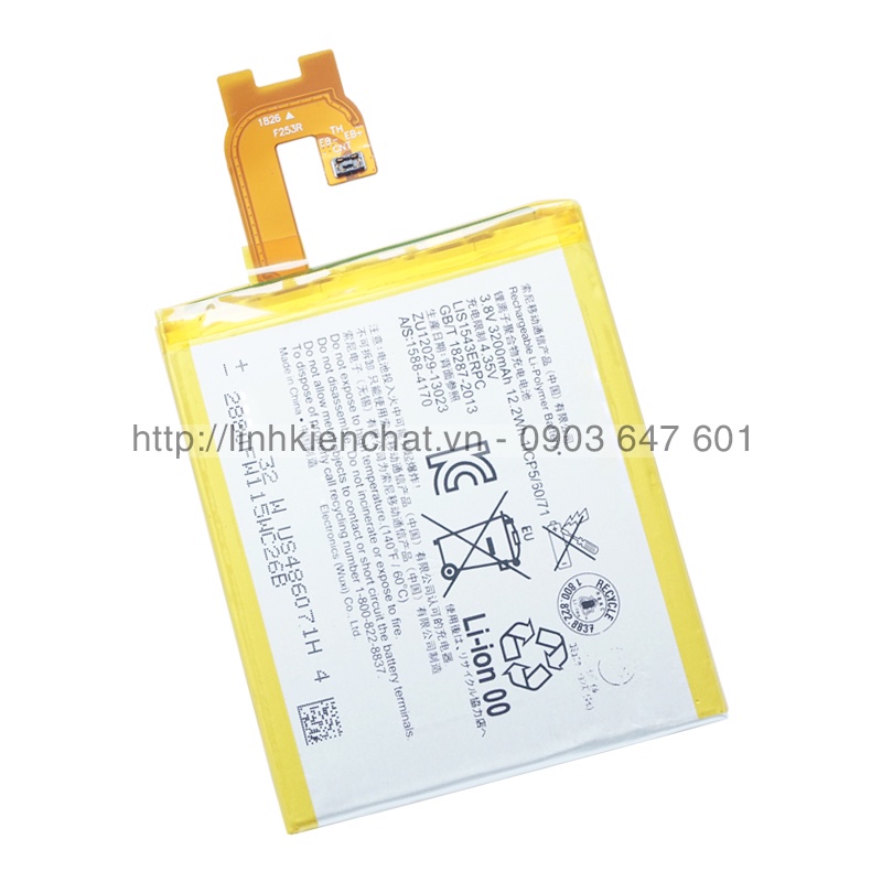 Pin Sony Z2 D6502 D6503 3200mAh - Hàng nhập Khẩu