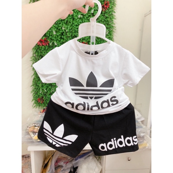 Set bộ adidas cộc tay mùa hè cho bé trai