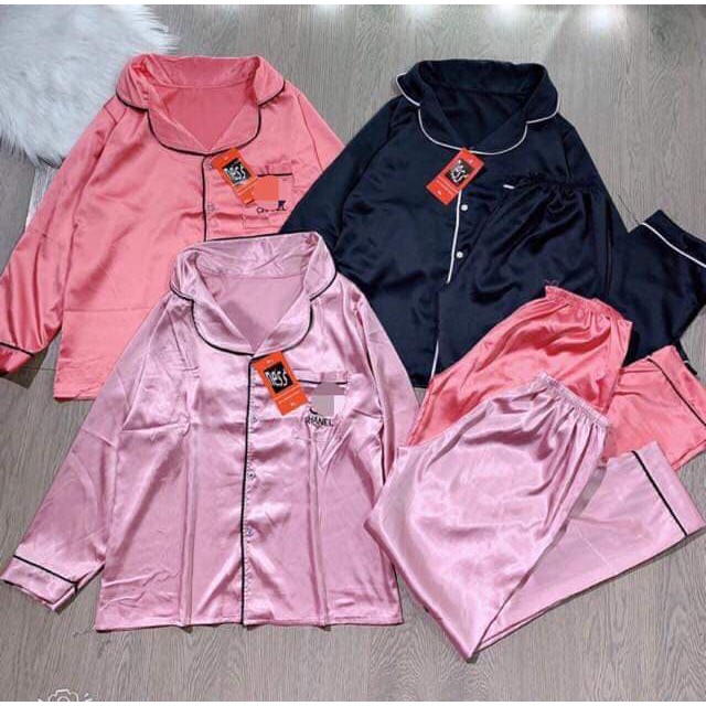 bộ lụa dài tay thu đông | BigBuy360 - bigbuy360.vn