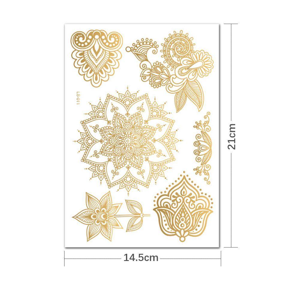 Espo 12 Hình Xăm Tạm Thời Không Thấm Nước|Miếng Tatto Giả Họa Tiết Mandala