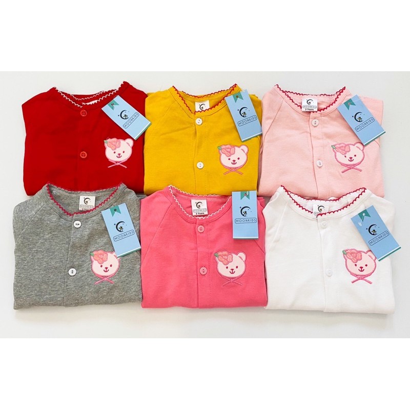 ÁO KHOÁC CARDIGAN CHẤT COTTON LEN CHO BÉ GÁI