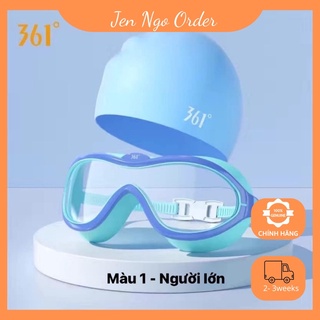 Chính hãng bộ mũ bơi và kính bơi 361
