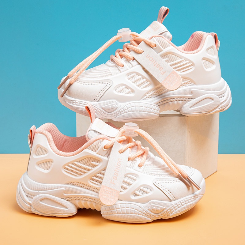 Giày Thể Thao Đế Mềm Phối Lưới Thoáng Khí Cho Bé