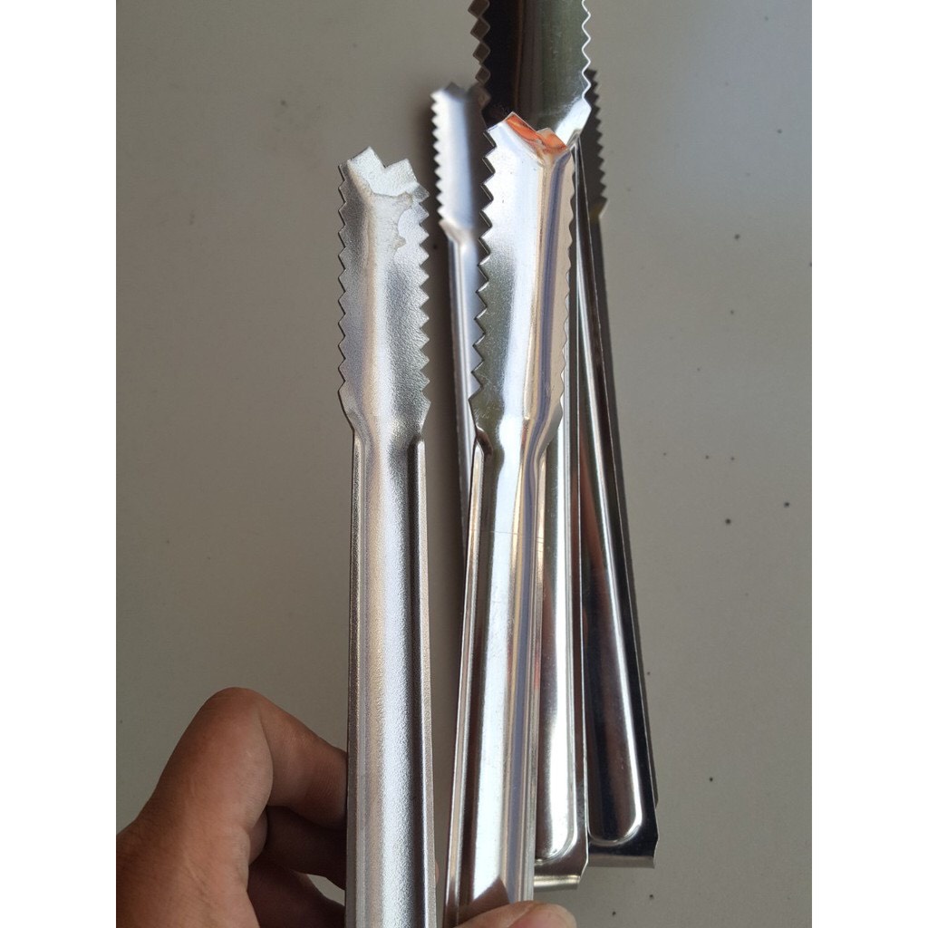 Kẹp gắp thức ăn , Kẹp inox gắp đá , gắp đồ nóng ( 30 cm) - dụng cụ nhà bếp