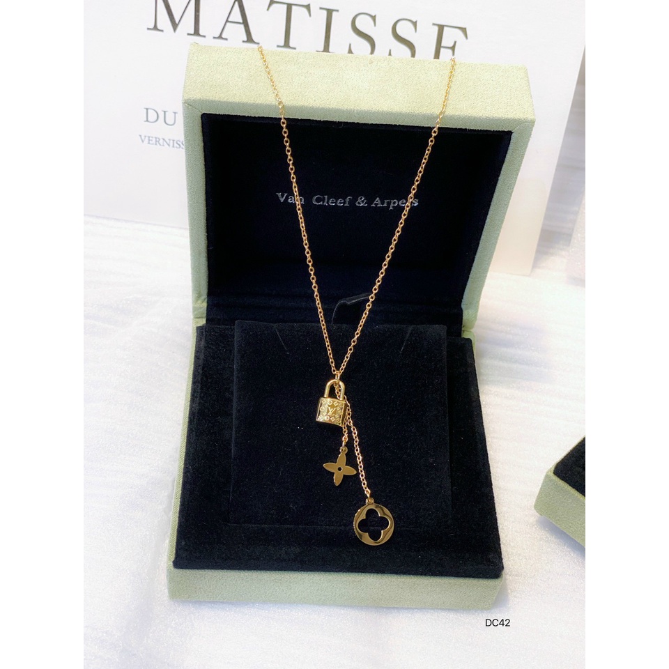 Dây Chuyền Nữ Titan Vàng Không Gỉ Thời Trang Cá Tính - Hình Ảnh Thật