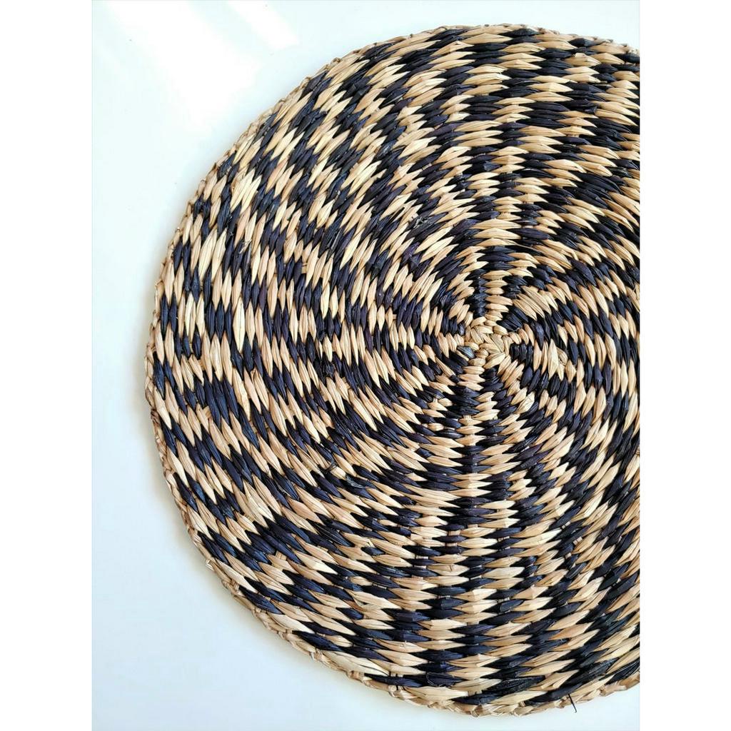 Lót Bình Hoa Lót Chén Đĩa, Đĩa Đan Cói Thủ Công Trang Trí Decor Phòng Khách Phòng Ngủ