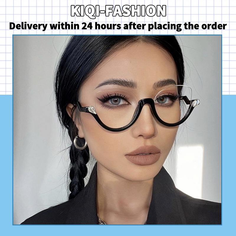 (KIQI-FASHION) COD Mắt Kính Chống Ánh Sáng Xanh Phong Cách Retro Thời Trang Cho Nam Nữ