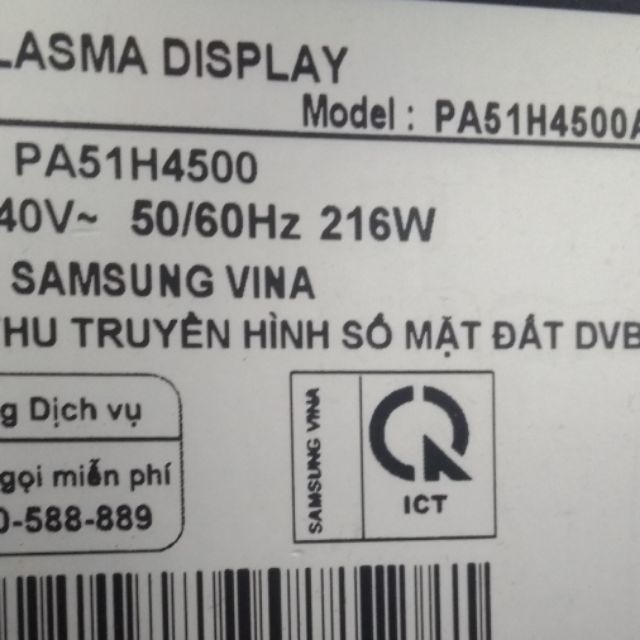 Bo cao áp tivi PA51H4500 51H4500