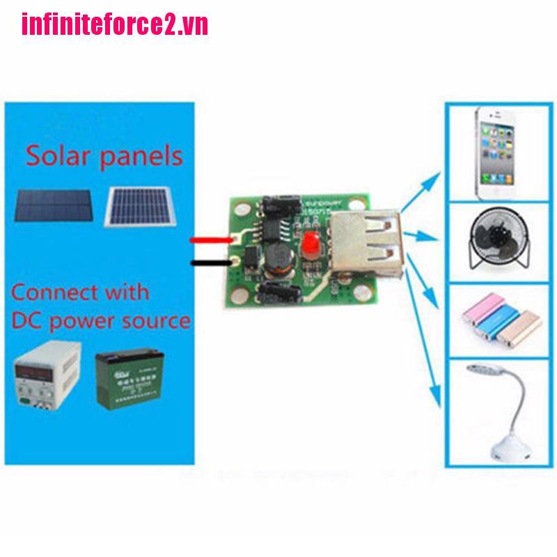 Túi Sạc Năng Lượng Mặt Trời Có Cổng Usb Dc 6v-20v 18v Sang 5v 2a