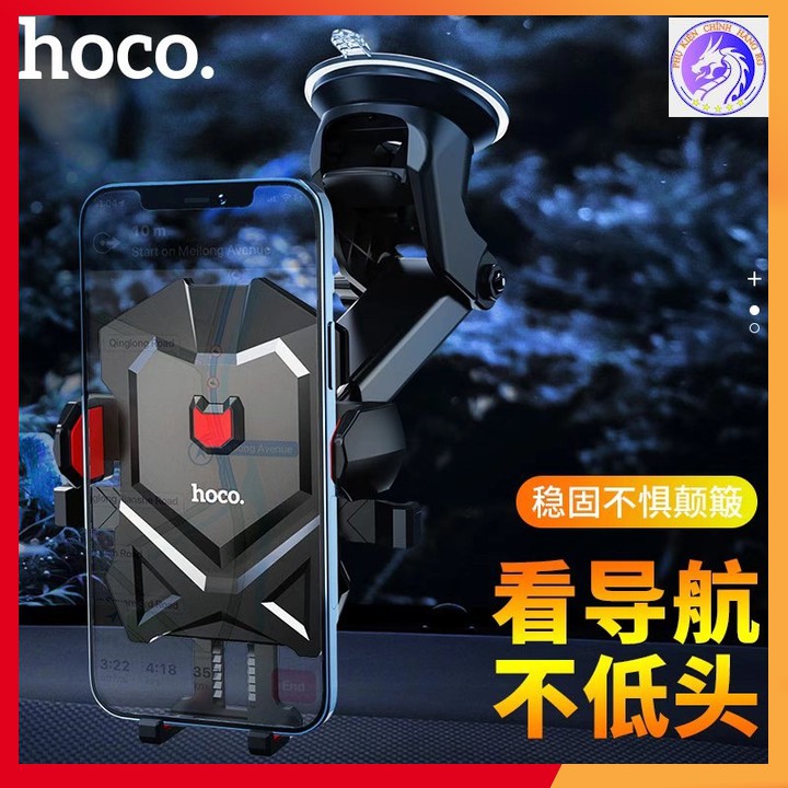 Giá Đỡ Trên Xe Hơi (Ôtô) Hoco HK12 - Hàng Chính Hãng - Keo Gắn Chắc Chắn