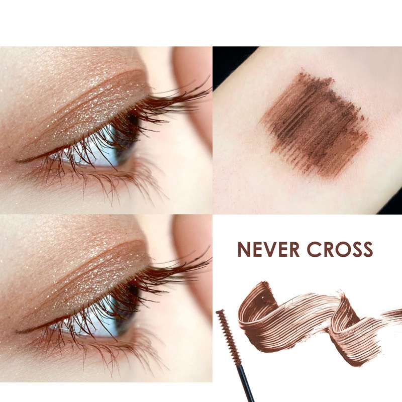 [Hàng mới về] Mascara làm dài và dày mi chống thấm nước màu đen nâu 3mm