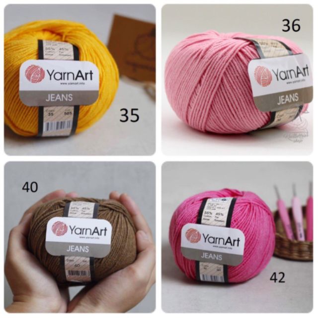 Len JEANS - Yarn Art (mã 01~78)