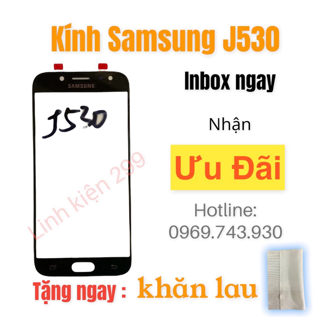 Mặt kính ép màn hình điện thoại Samsung J530 / J5 Pro đầy đủ màu