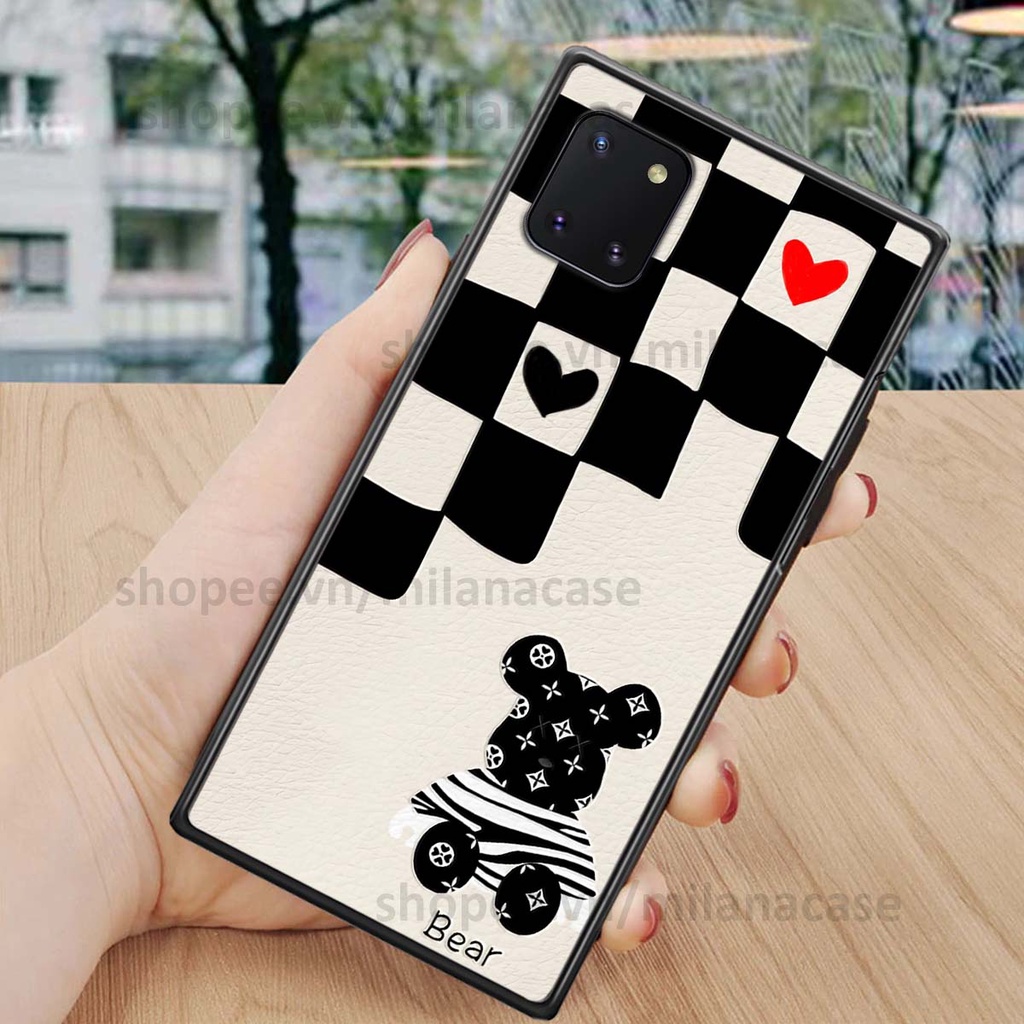 Ốp Samsung Note 10 Lite gấu be@rBrick gấu Teddy Kaws siêu đẹp, phong cách, cá tính