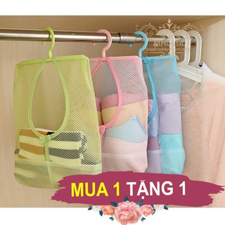 Túi vải đựng đồ túi lưới treo đựng đồ cá nhân có sẵn móc
