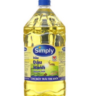 Combo 2 chai dầu đậu nành simply 2l