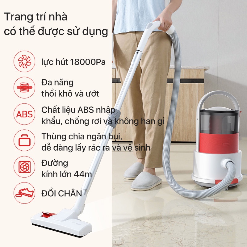 Máy hút bụi khô và ướt Deerma TJ200