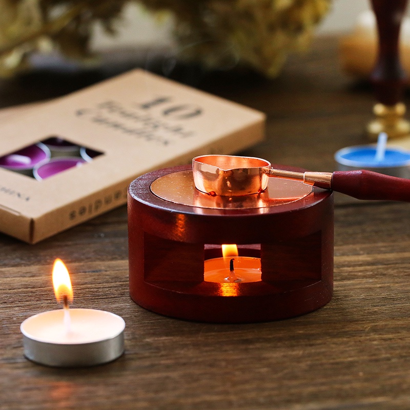 Bộ 10 Hộp Nến Tròn Mini Xinh Xắn Sáng Tạo