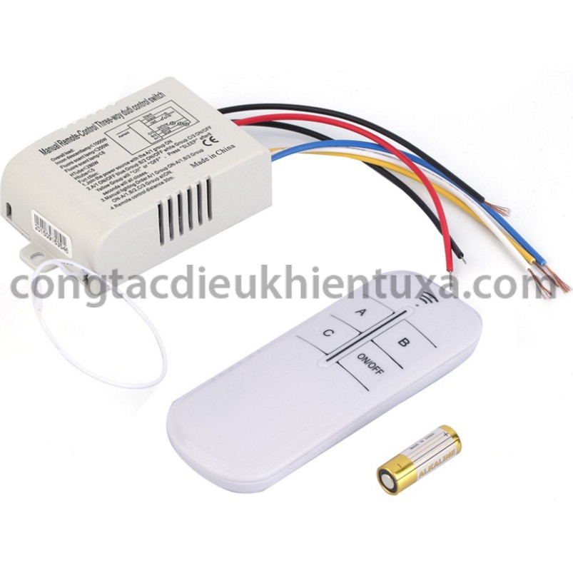 Freeship 99k TQ_Công tắc điều khiển từ xa không dây sóng RF xuyên tường 1 Kênh - Công tắc RF xuyên tường TOPHA TP369