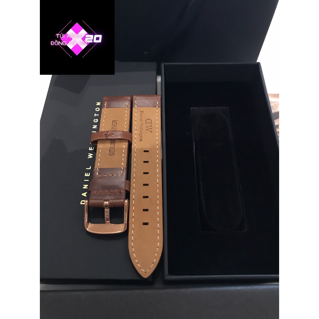 Dây Da Đồng Hồ DW Unisex Daniel Wellington Leather Strap 26mm-28mm-32mm-34mm-36mm-38mm-40mm