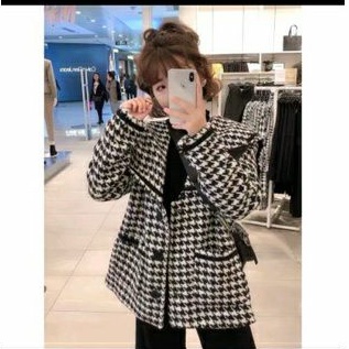 Áo khoác nữ 2 lớp 💓freeship💓 áo khoác blazer nữ dáng ngắn 2 lớp